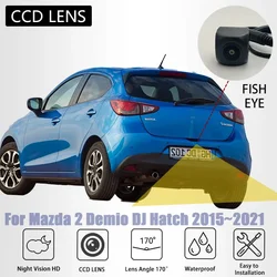 Rear View Camera For Mazda 2 Demio DJ Hatch accessories 2015~2025 Work With Factory Unit Backup Reverse Parking Camera Kit
