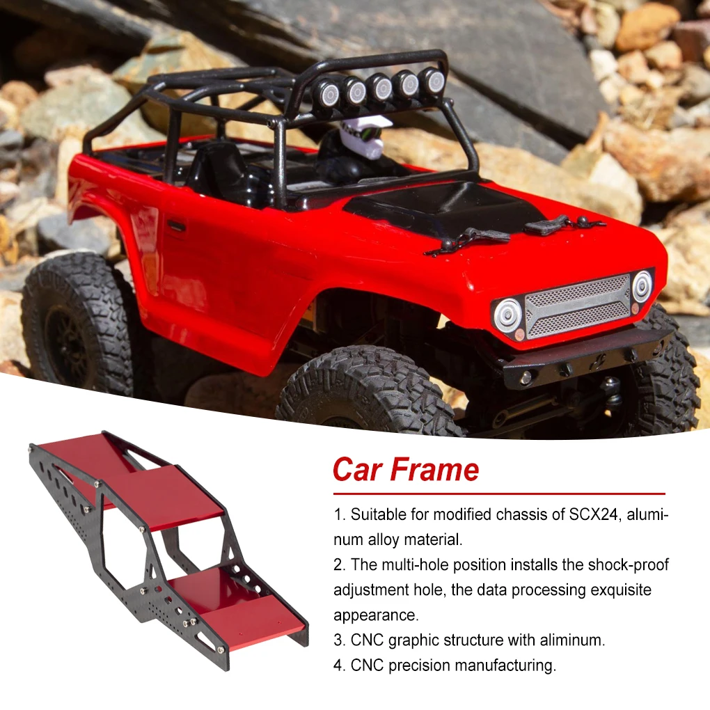 Pièces de châssis de Conversion Rock Crawler, voitures RC pour SCX24 90081 C10 Orange