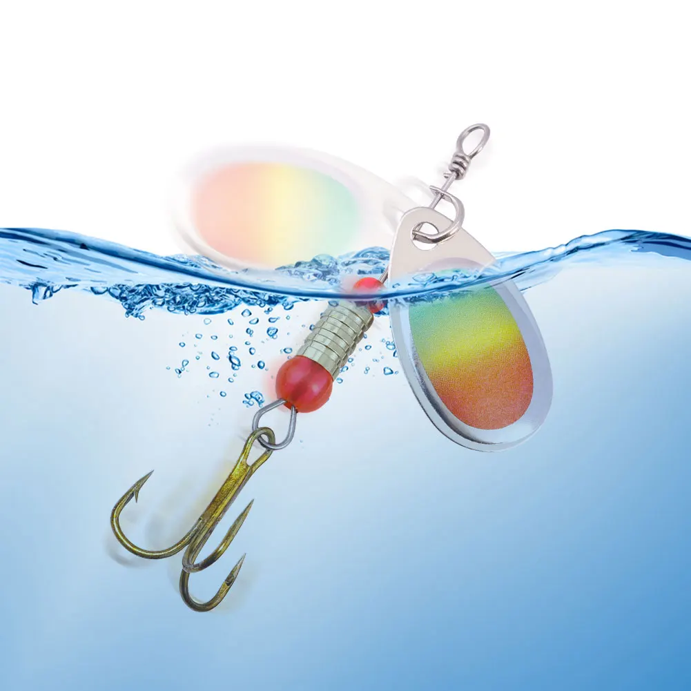 Juego de cucharas de pesca, señuelos de 16 Uds., cebos de Metal para lanzar Spinner, cebos de pesca, Kits de Señuelos de Pesca con bolsa de almacenamiento, estuche para Lucio y carpa