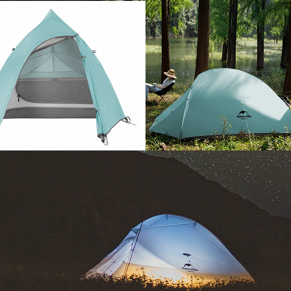 Naturehike Mongar UL 2-местная туристическая палатка 15D Сверхлегкая туристическая палатка Водонепроницаемая палатка для выживания на открытом воздухе и кемпинга Naturehike Mongar UL 2-местная туристическая палатка 15D Сверхлегкая туристическая палатка Водонепроницаемая палатка для выживания на открытом воздухе и кемпинга
