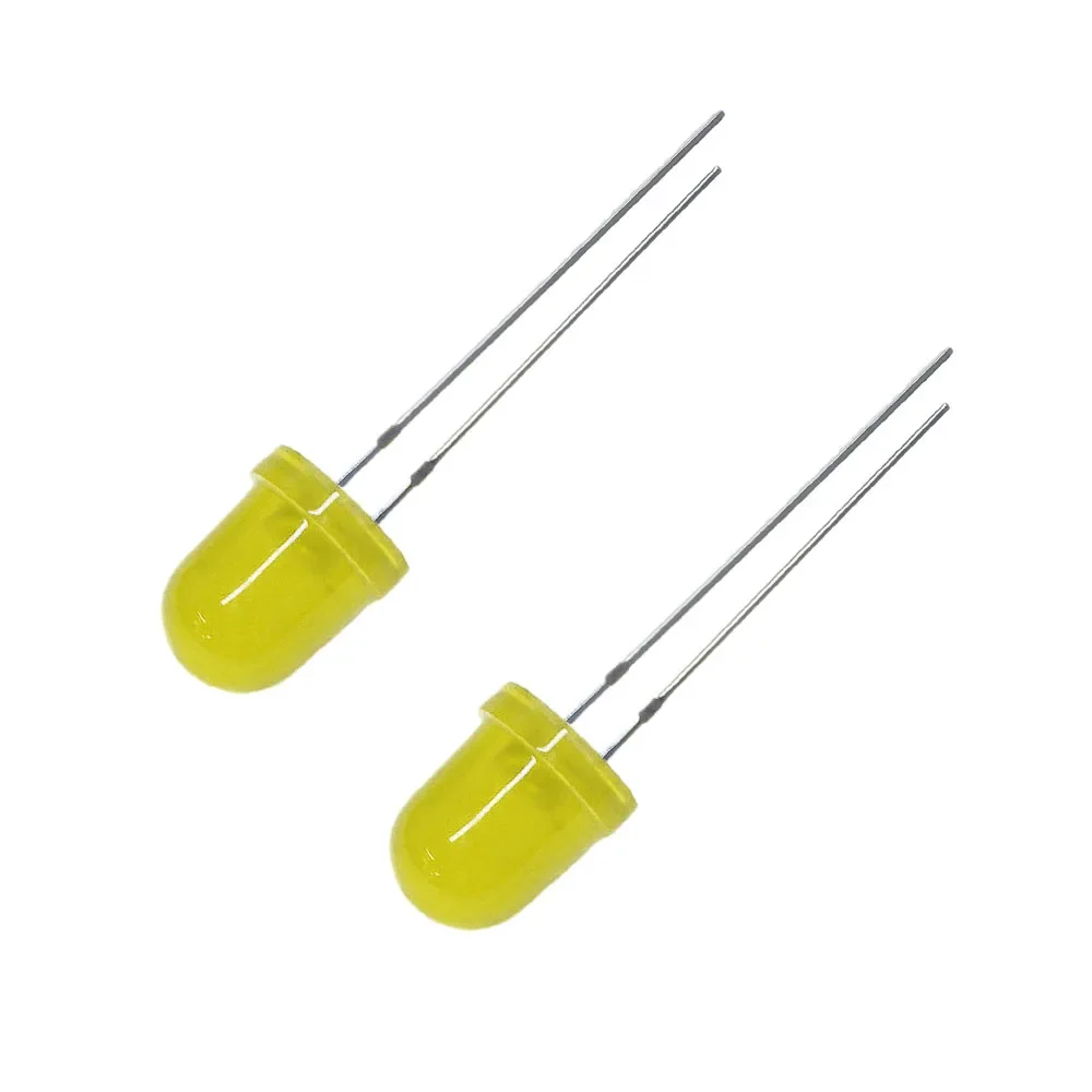 10PCS 8MM LED diodo F8 rosso giallo blu verde bianco LED luci Diod componenti elettronici