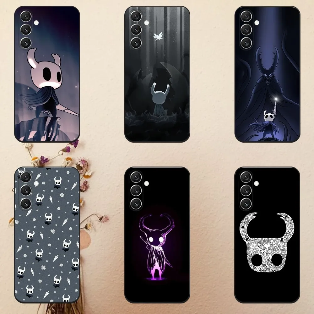 Hollow K-Knight  Phone Case For Samsung Galaxy A13,A21s,A22,A31,A32,A52,A53,A71,A80,A91 Soft Black Cover