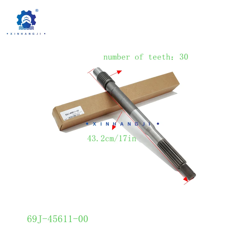 

Propeller Shaft ,69J-45611-00 Made in Taiwan for Yamaha 200-250HP 2T/4T Outboard Engine Boat Accessories