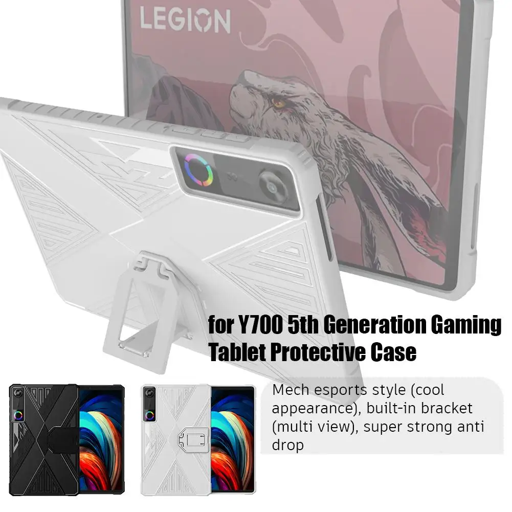 Funda protectora para tableta Lenovo LEGION Y700 Gen 5 2026, diseño con soporte, carcasa protectora para juegos Legion Y700, recién actualizada