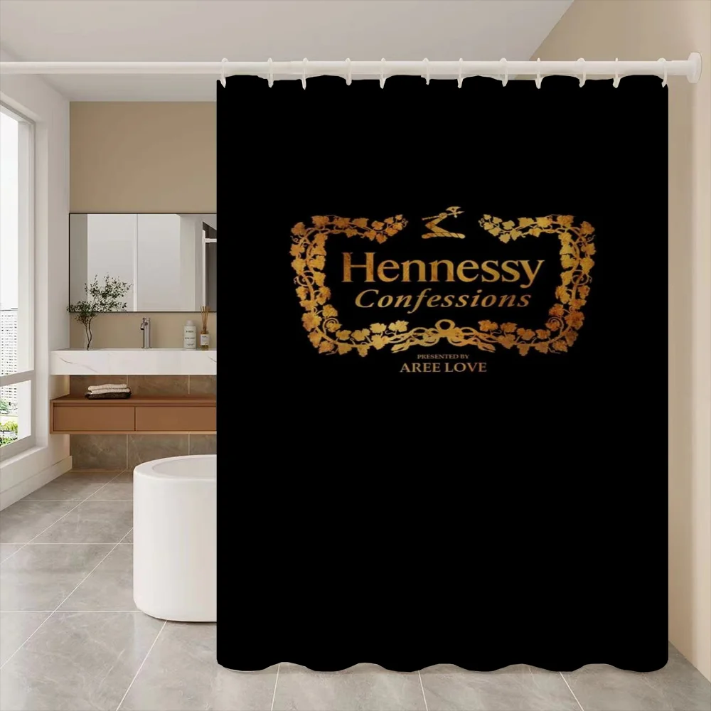 H-hennessyバスルームシャワーカーテンとアクセサリーセット、バスセット、防水