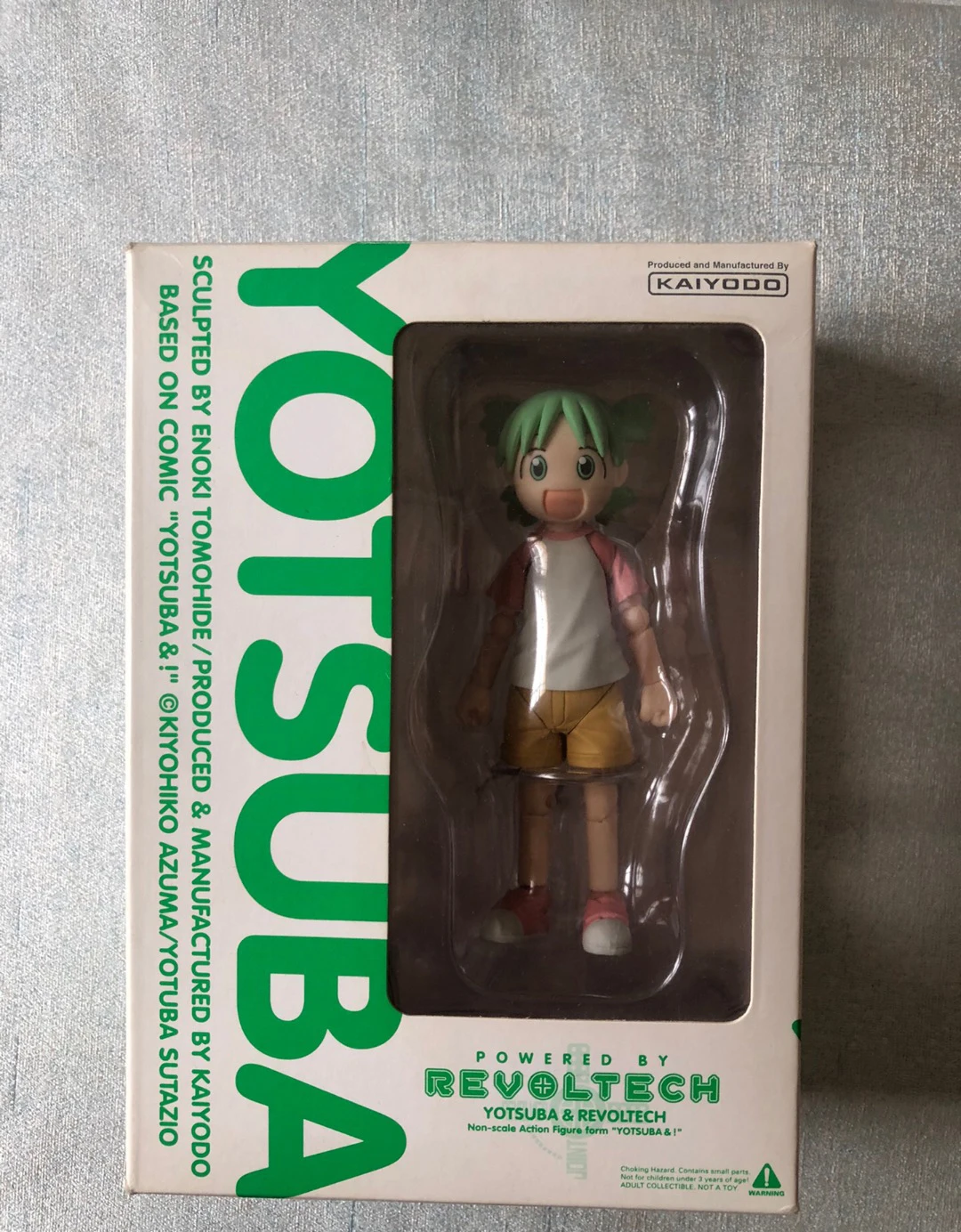 Original Kaiyodo Yamaguchi Yotsuba&! regular version DX summer vacation Action figure 12cm