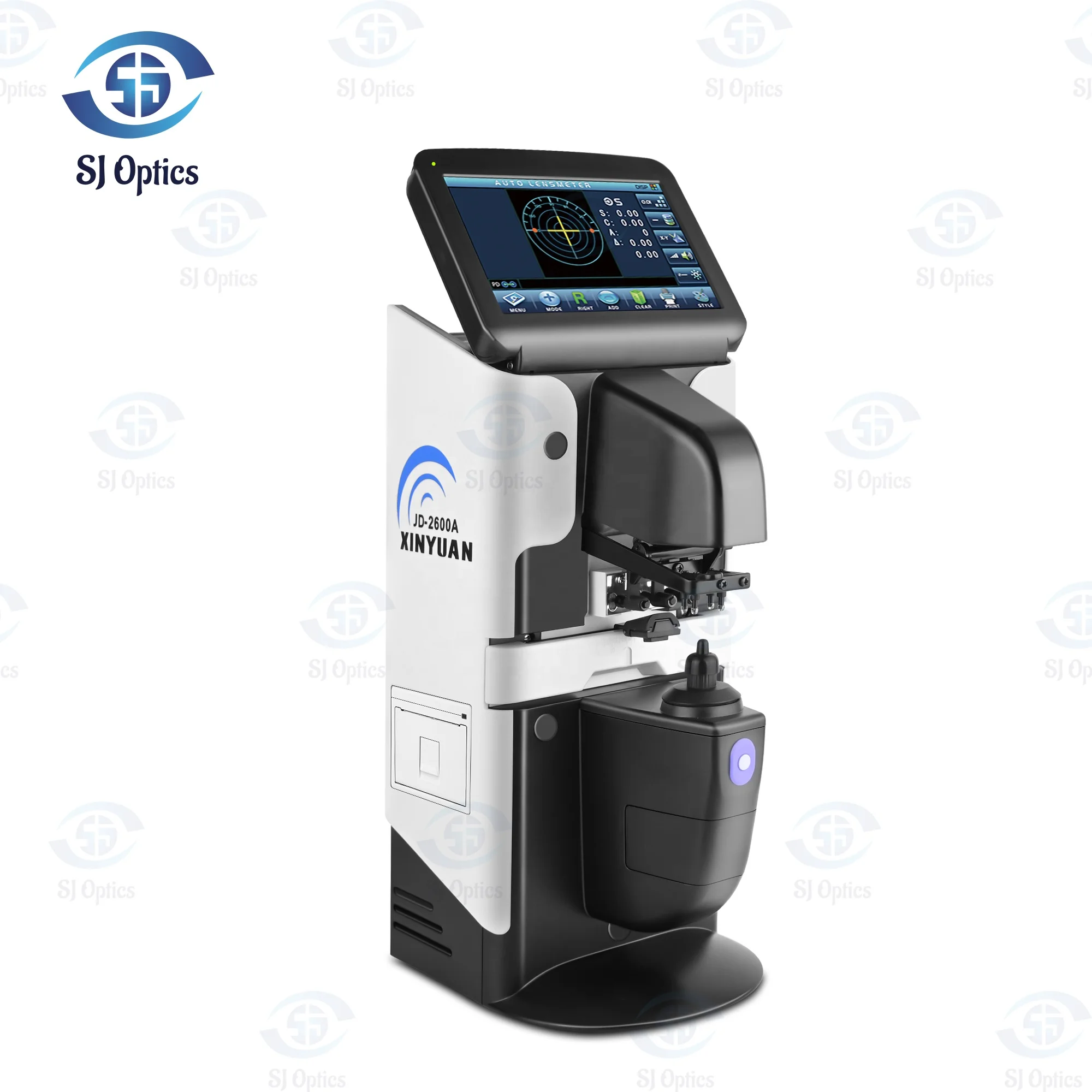 Optics JD-2600A  Adjustable Touch LCD Display Screen Auto Lensmeter UV lensmeter price low JD 2600A auto lensmeter digital