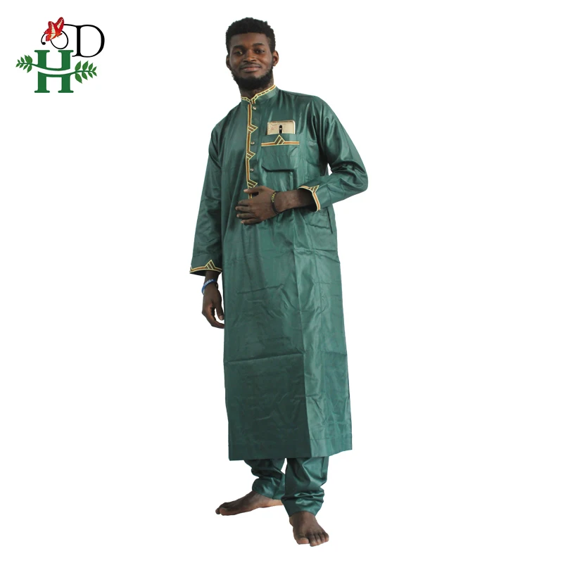 H&D African Men Clothing 2022 Mens Dashiki Shirt Africa Bazin Riche Outfit Clothes Tops Pant Suits Vetement Africain Pour Homme