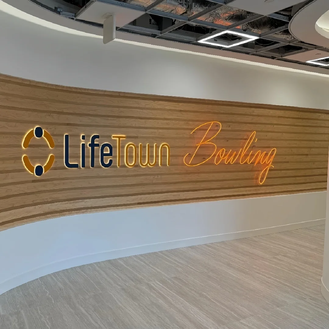 Custom Backlit Sign, Sign for Business, LED Lighting Box Backlit Gold brushed Silver Stainless steel Raised 3D Design  Logo Sign