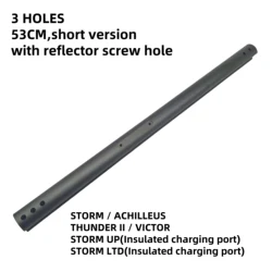 Steering tube column Aluminum Alloy Pole for STORM THUNDER2 VICTOR ACHILLEUS VICTOR LUXURY Direction handle bar