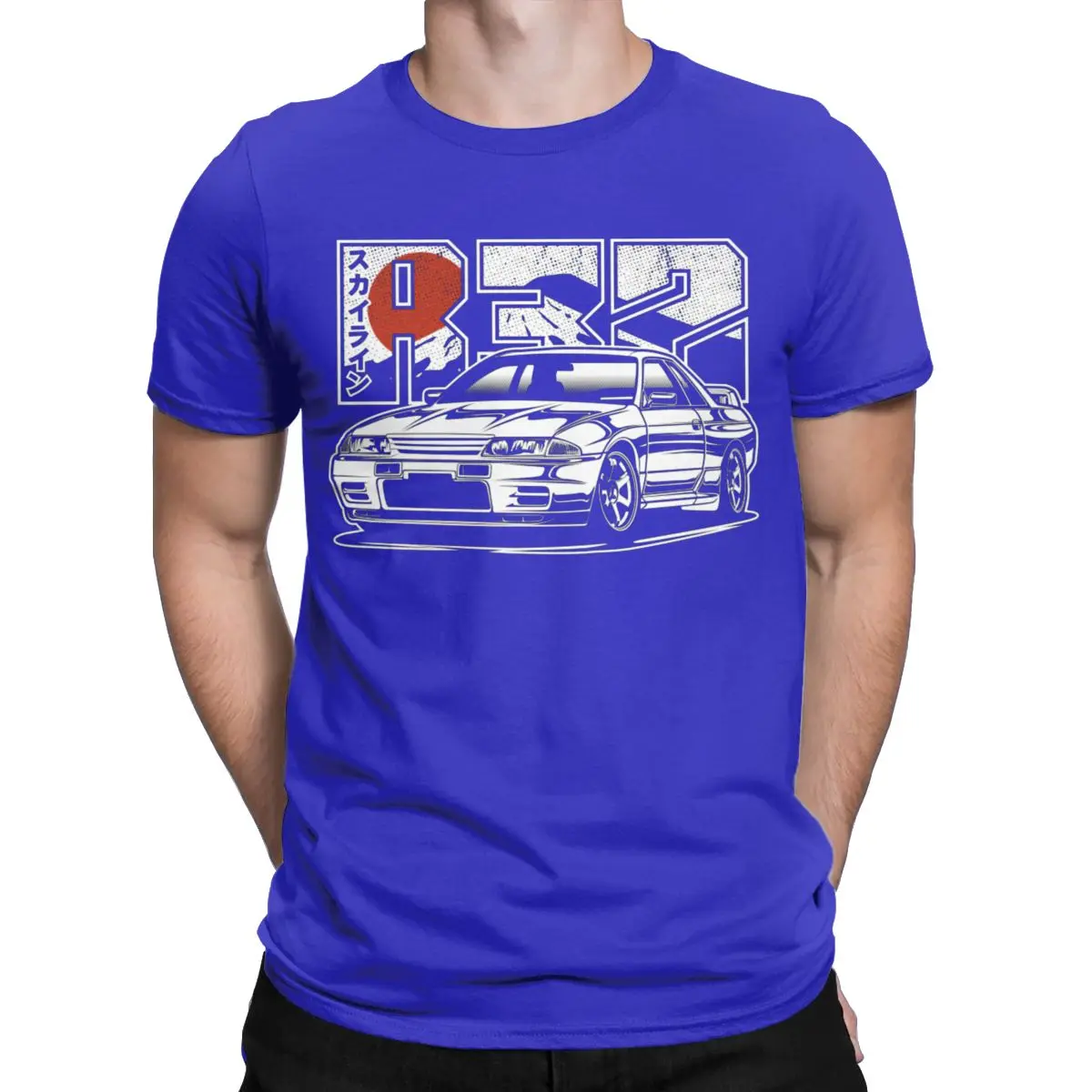 new model Humorous R32 Gtr Skyline T-Shirt for Men Round Collar Cotton T Shirt Short Sve Tee Original Clothing - view 5