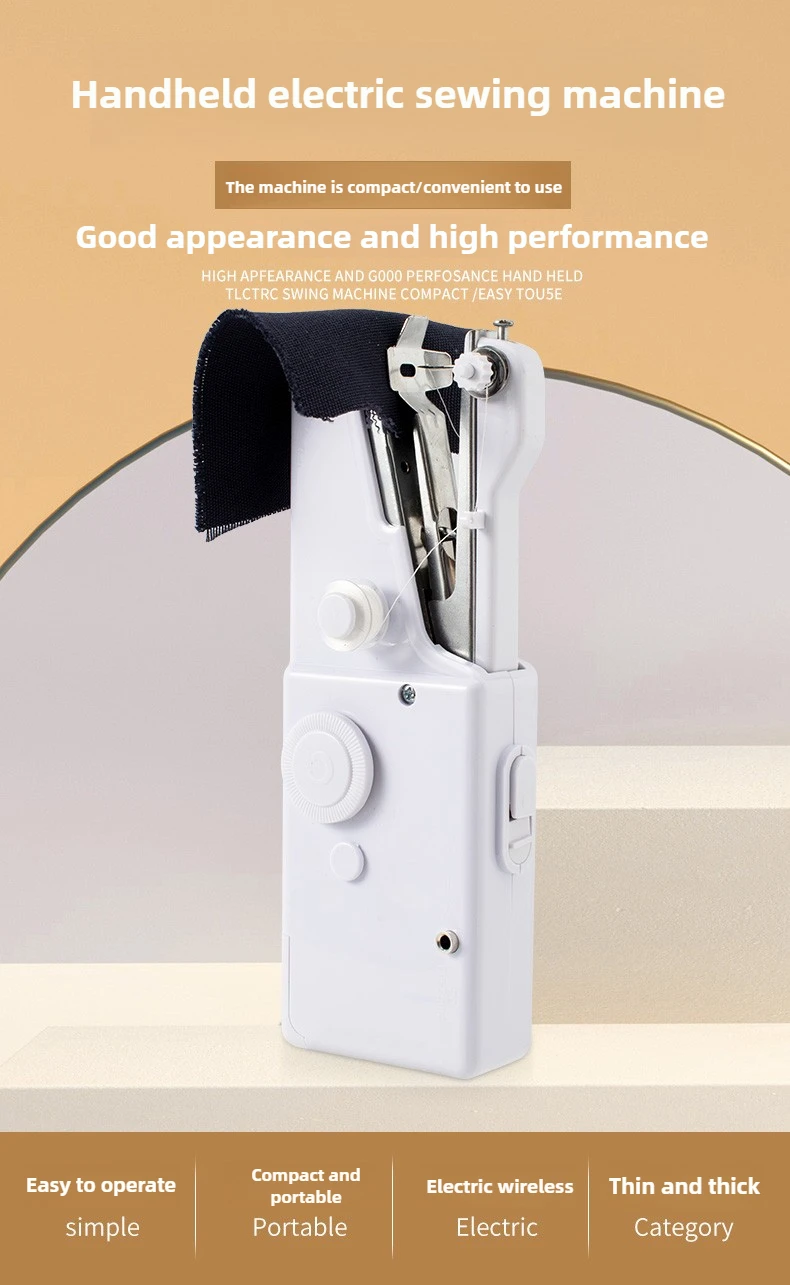 Nähmaschine Haushalt kleine Multifunktions tragbare Mini DIY manuelle Schneider Nähmaschine manuelle Nähmaschine