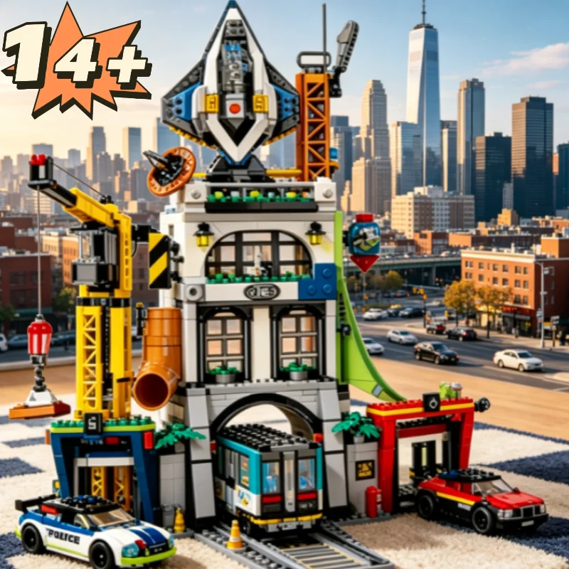 

Architecture Bricks Street View Toys The City Tower Battle Model Building Blocks For Adults Christmas Holiday Gifts For Friend