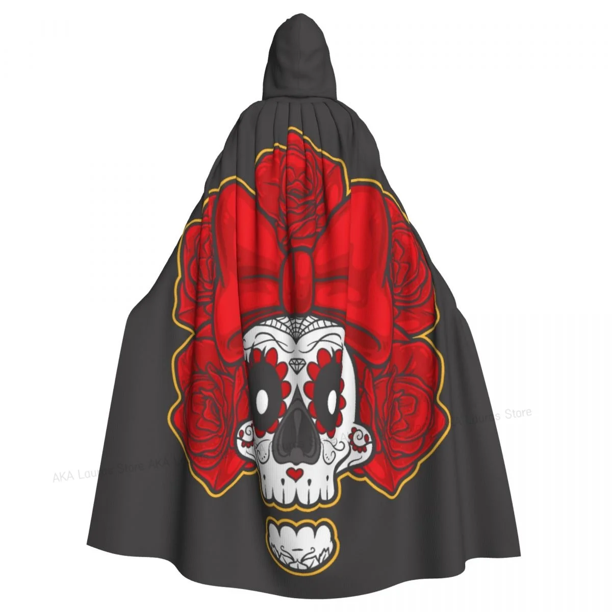 

Унисекс взрослый 164- плащ с капюшоном длинный костюм ведьмы косплей