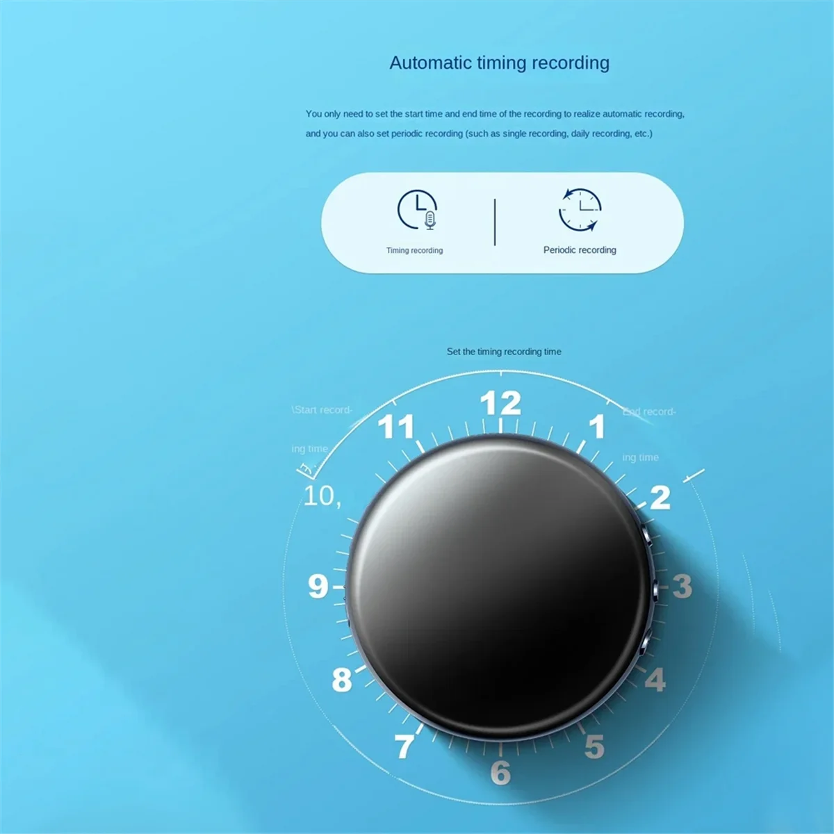 Цифровой диктофон с активированным USB флэш-драйвером Магнитный диктофон HD шумоподавление звуковая запись MP3-плеер 16G