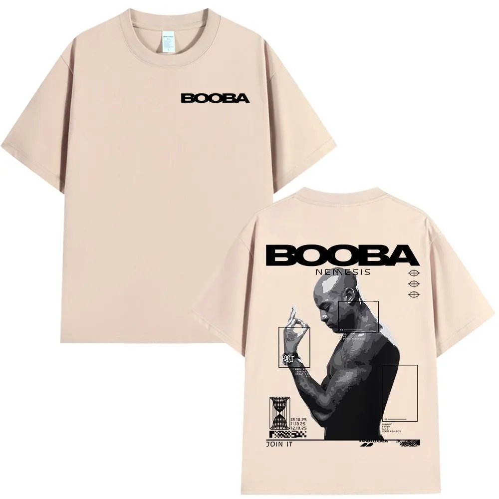 مغني الراب بوبا نيرو نيميسيس ألبوم تي شيرت الرجال النساء ريترو القوطية الهيب هوب قصيرة الأكمام تي شيرت رجل 100% القطن تي شيرت الشارع الشهير