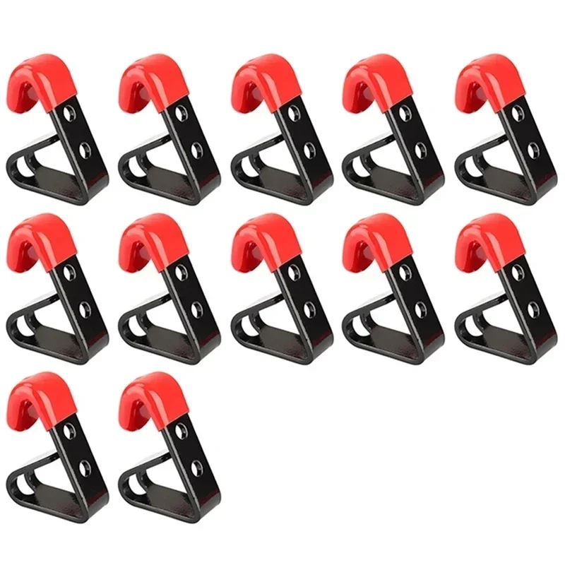 12Pcs Tire Wheel Rim Hub Hanging Metal Hook Metal Holder Shop Display Stand Rack Wall Mounted Racing Hook