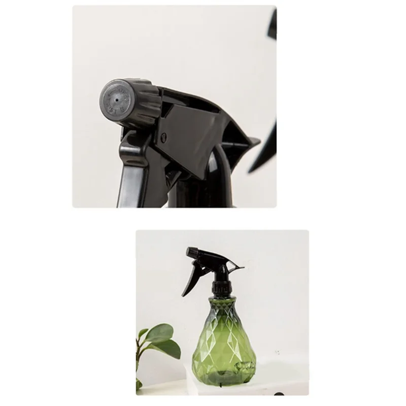 Bouteilles de pulvérisation en plastique de 500 Ml, 2 pièces, bouteilles de pulvérisation d'eau vides pour Solutions de nettoyage, jardinage, plantes