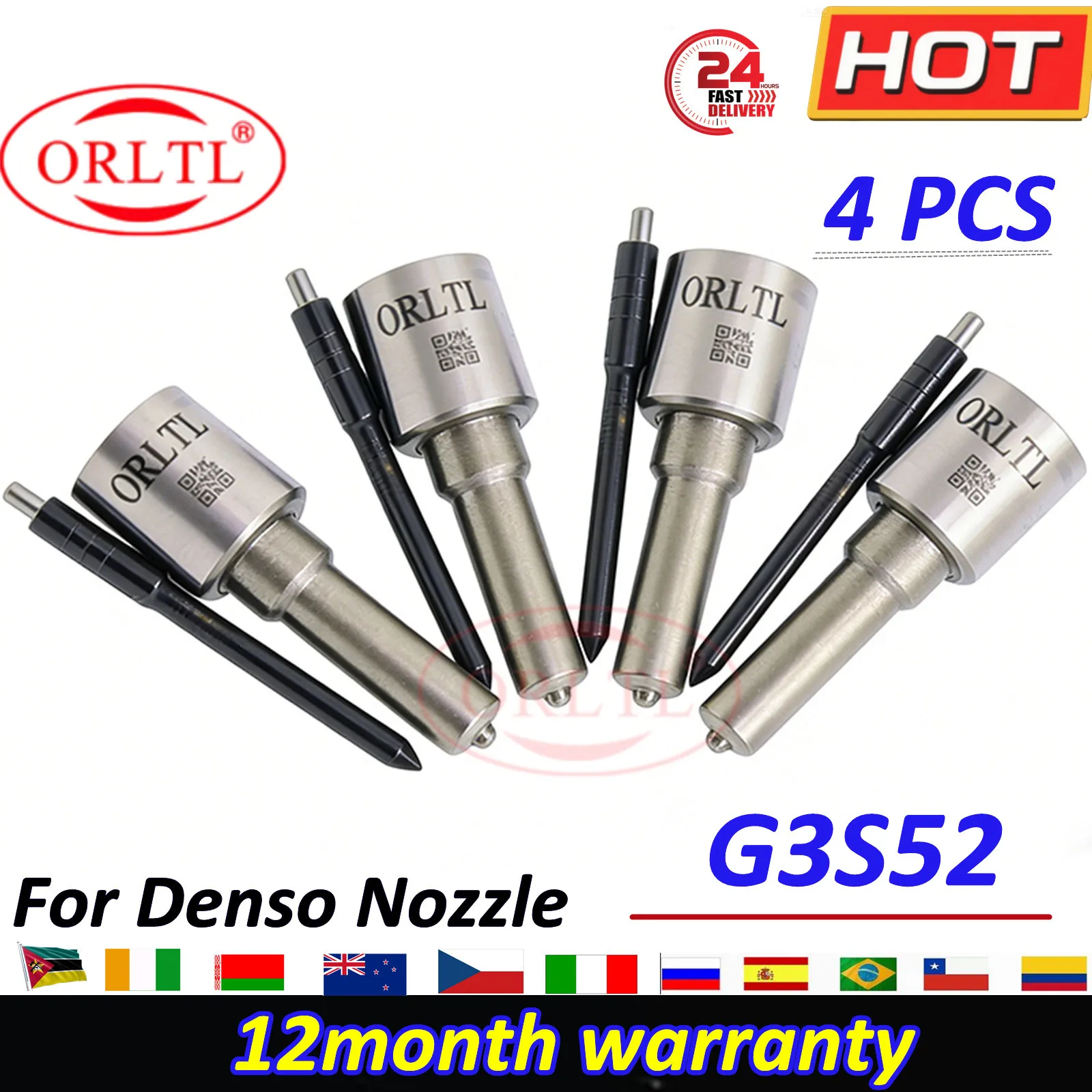 

4 шт. G3S52 Высококачественные форсунки для Nissan 295050-1060 295050-1061 DCRI301060 16600-3XN0A 16600-1AT0A