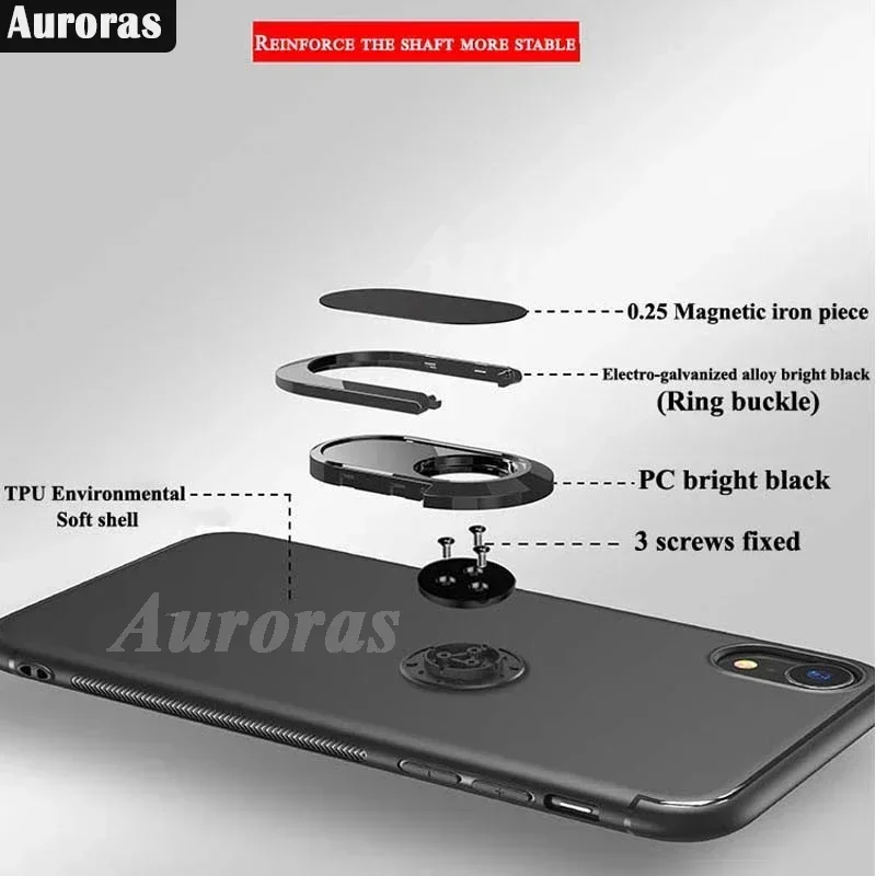 Auroras For Nubia Red Magic 9 Pro Plus Case Magnetic Holder Matte Silicone Soft Shell For Redmagic 8 8S Pro+ TPU Cover Fundas image 6