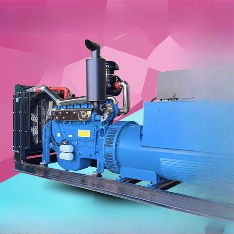 

Kilowatt diesel generator, high power silent three-phase power 380v