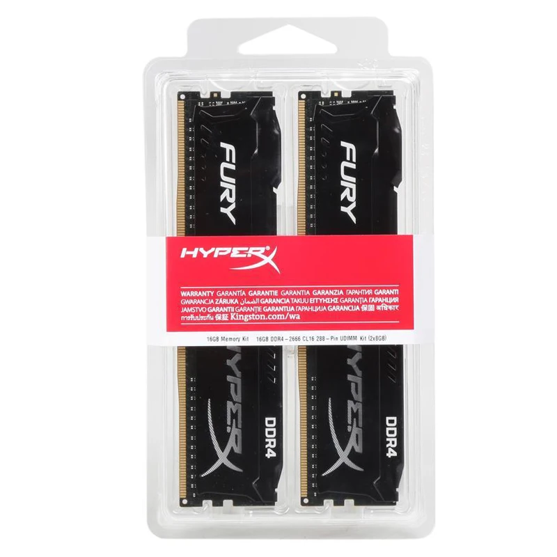 HyperX Memory Desktop RAM Kit, DDR4, 16GB, 32GB, 8GB, 2x8GB, 2x16GB, 3200, 2400, 2666MHz, 288 pinos, 1.2V DIMM, £, 25600