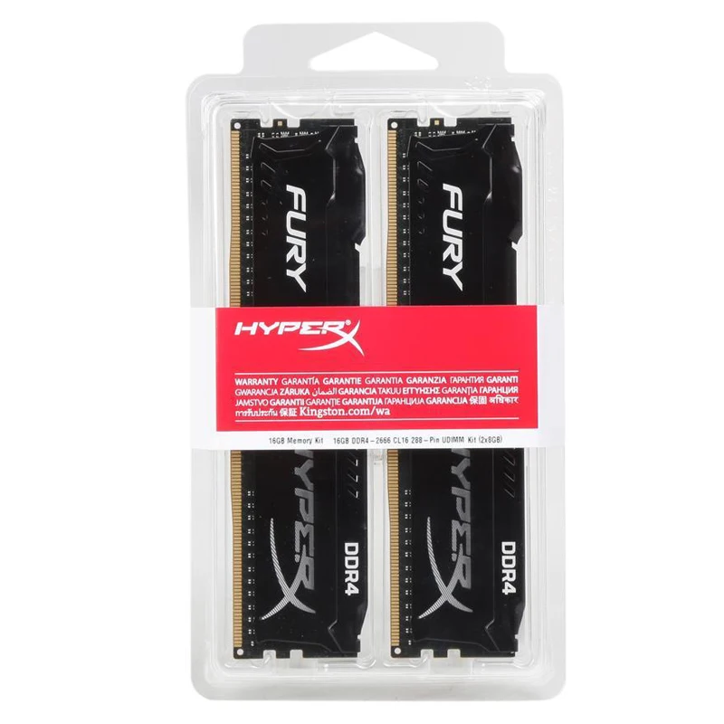 Memoria DDR4 RAM 16GB 32GB 8GB 2x8GB 2x16GB Kit 3200 2400 2666MHz Desktop RAM 288 Pins 1.2V DIMM PC4-21300 25600 HyperX Memory