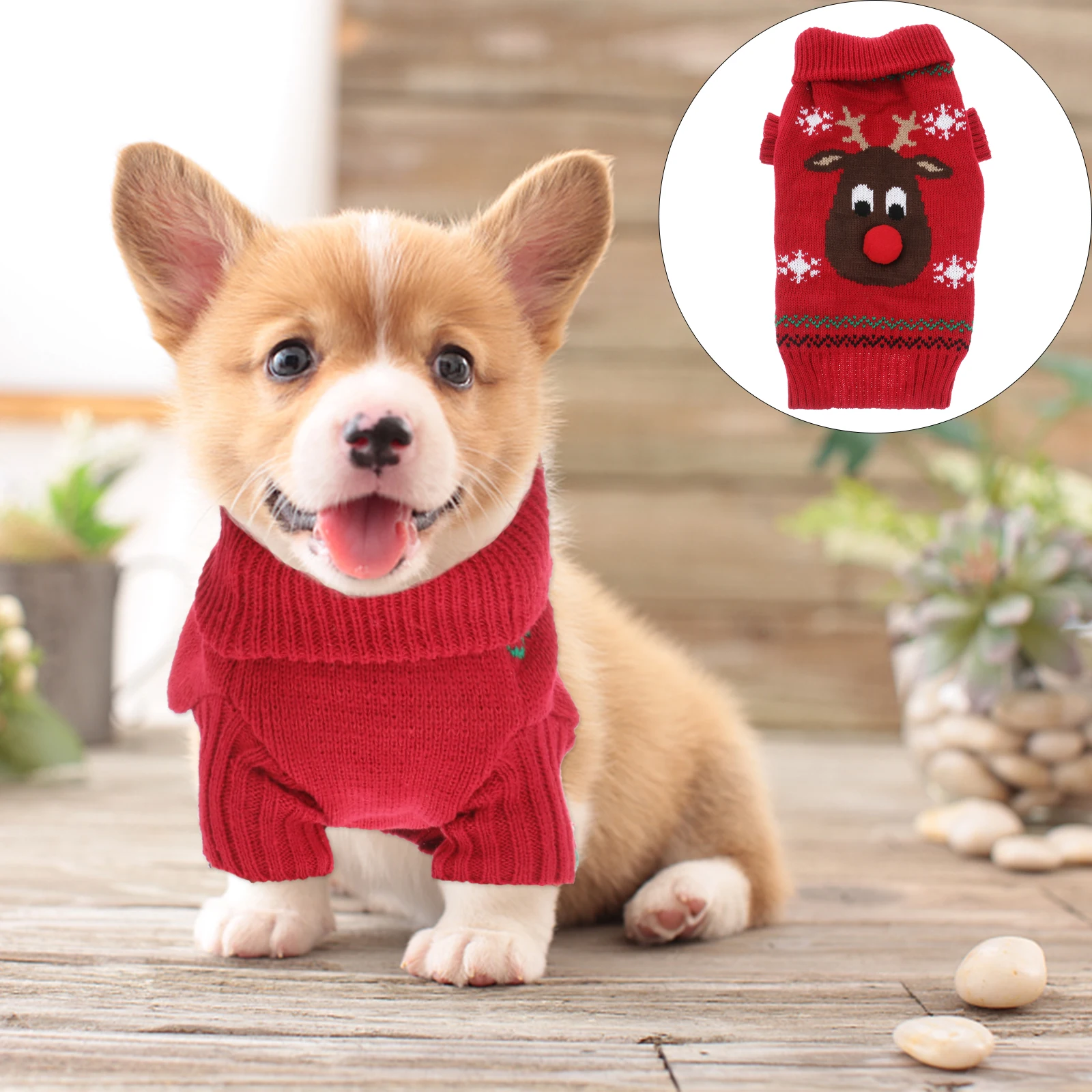 

Pet for Winter Sweater Clothes Dog Christmas Costumes Small Dogs Puppy Clothing