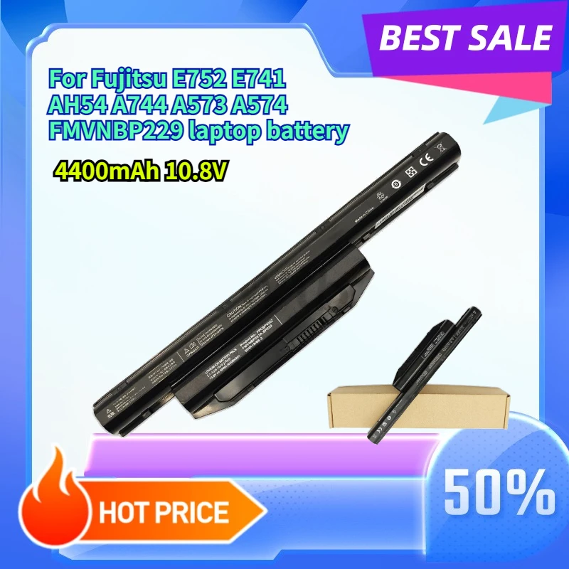 

High quality 4400mAh 10.8V For Fu jitsu E752 E741 AH54 A744 A573 A574 FMVNBP229 laptop battery