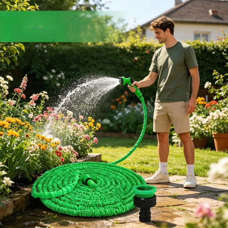 Expandable Magic Hose, High-Pressure Car Wash, 7Water Spraying Functions, Water Gun, Home Garden Watering Hose garden hose