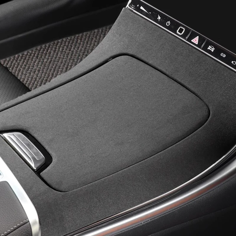 Car Center Console Armrest Box Protective Decorative Cover for Benz EQE350 EQE500 Interior Accessories 2020 2023 2024