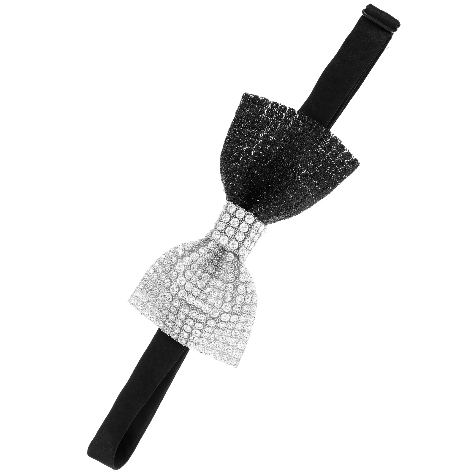 

Men'S Bow Rhinestone Pre-Tied Glitter Bowtie For Wedding Banquet Party Wedding Bowtie Groom Decorative Fashion Accessory