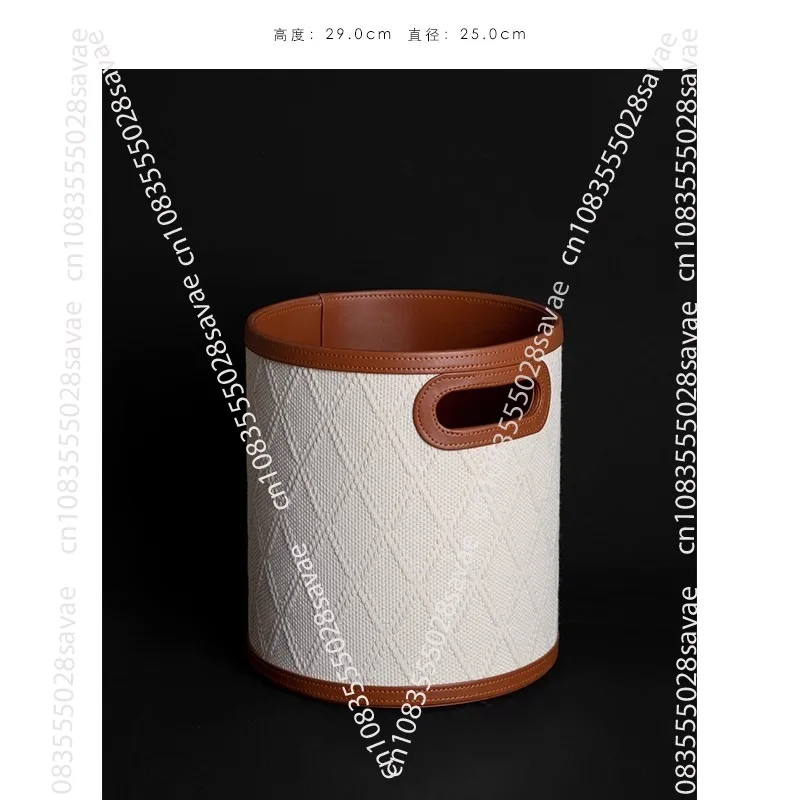Light Luxury Clothes Bucket Diamond Checkered Storage Basket Embossed Jacquard Organizer Boxes Bedroom Versatile Toy Baskets