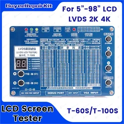 T-60S T-100S LCD Screen Tester LVDS 2K 4K Screen Or Touch Screen Tester