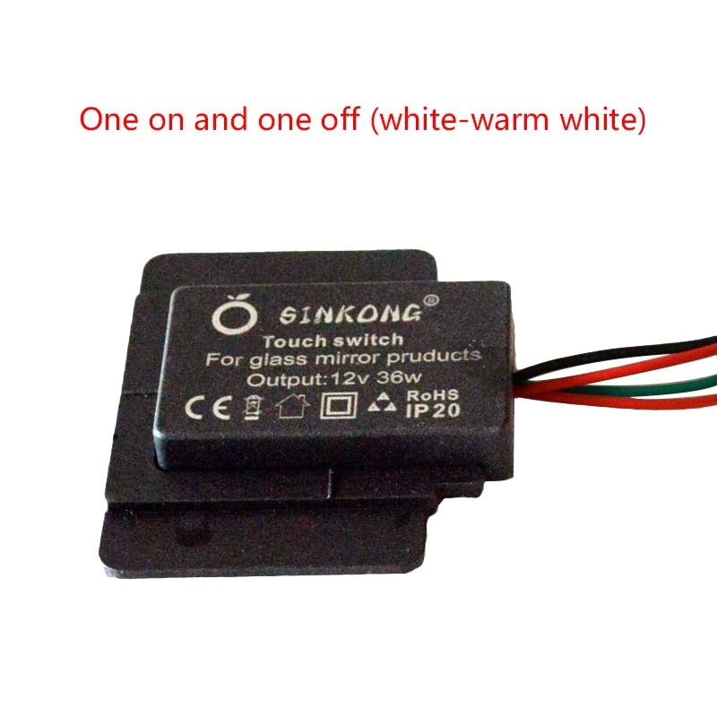 Gương phòng tắm Công tắc Loại khóa cho cảm biến cảm ứng cho đèn LED Gương đèn pha thả vận chuyển