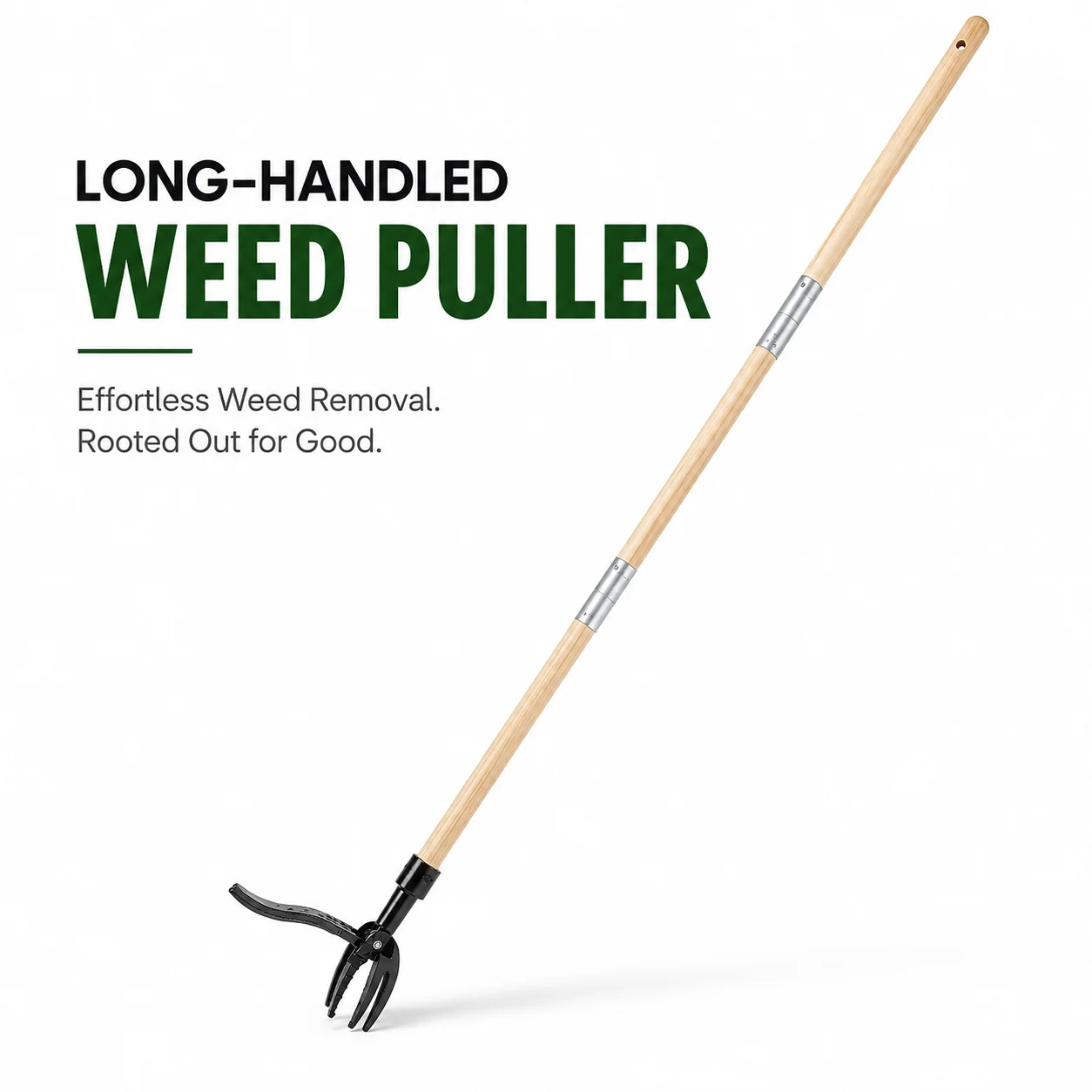 Gardening Tools To Remove Weeds - Diserbatore Verticale con Manico in Legno