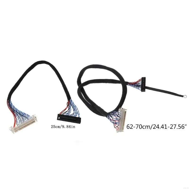 

652E Strong and Durable Wires 19.69in 7.84in LVDS Cable with Hooks LCD Display Line