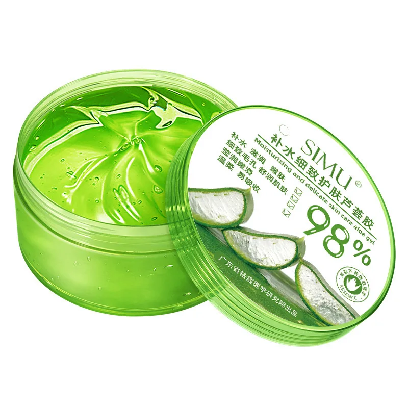 SIMU Aloe Vera Gel 300g Idratante e idratante Riparazione dopo il sole Gel schiarente per l'acne Cura delicata per il controllo dell'olio Cura della pelle