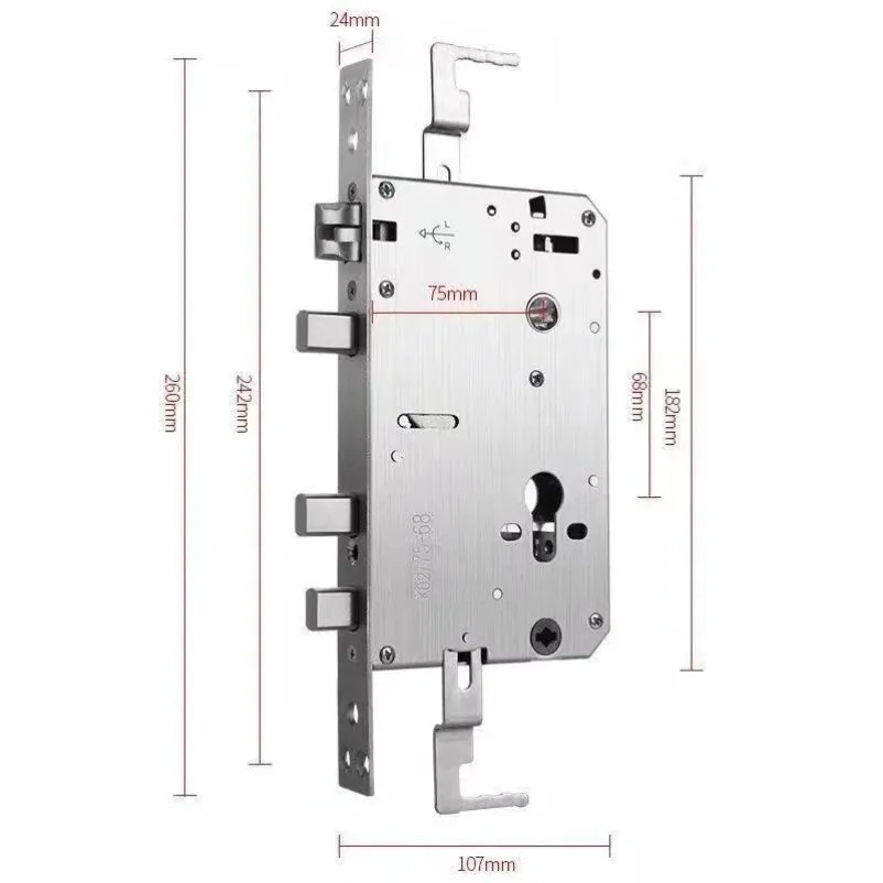 Smart Lock Mortise, Compatible with Wangli Panpan Lock Body, Model 6086 6085 3585 4585 Door Lock Replacement Part