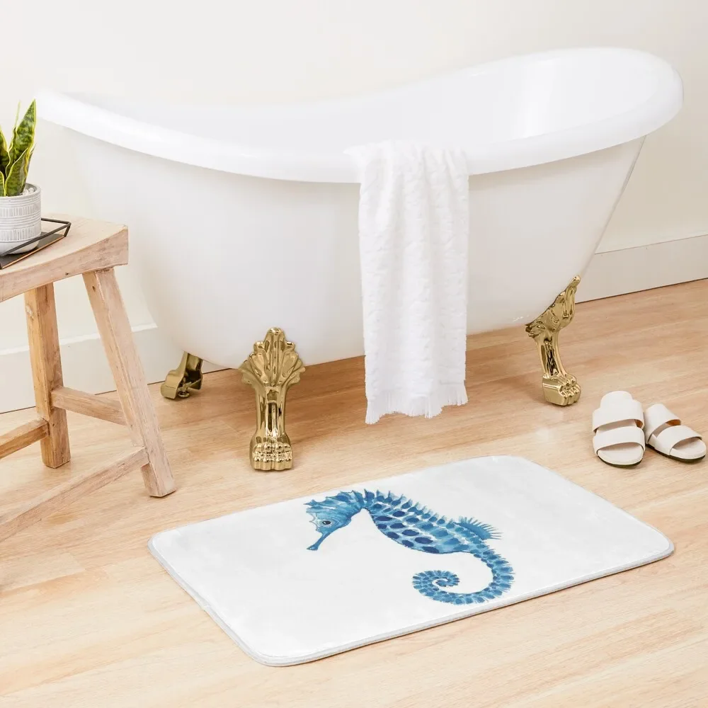 

Sea Horse Bath Mat Non-Slip Pad Carpet Rug Toilet Accessories Bathroom Wc Mat