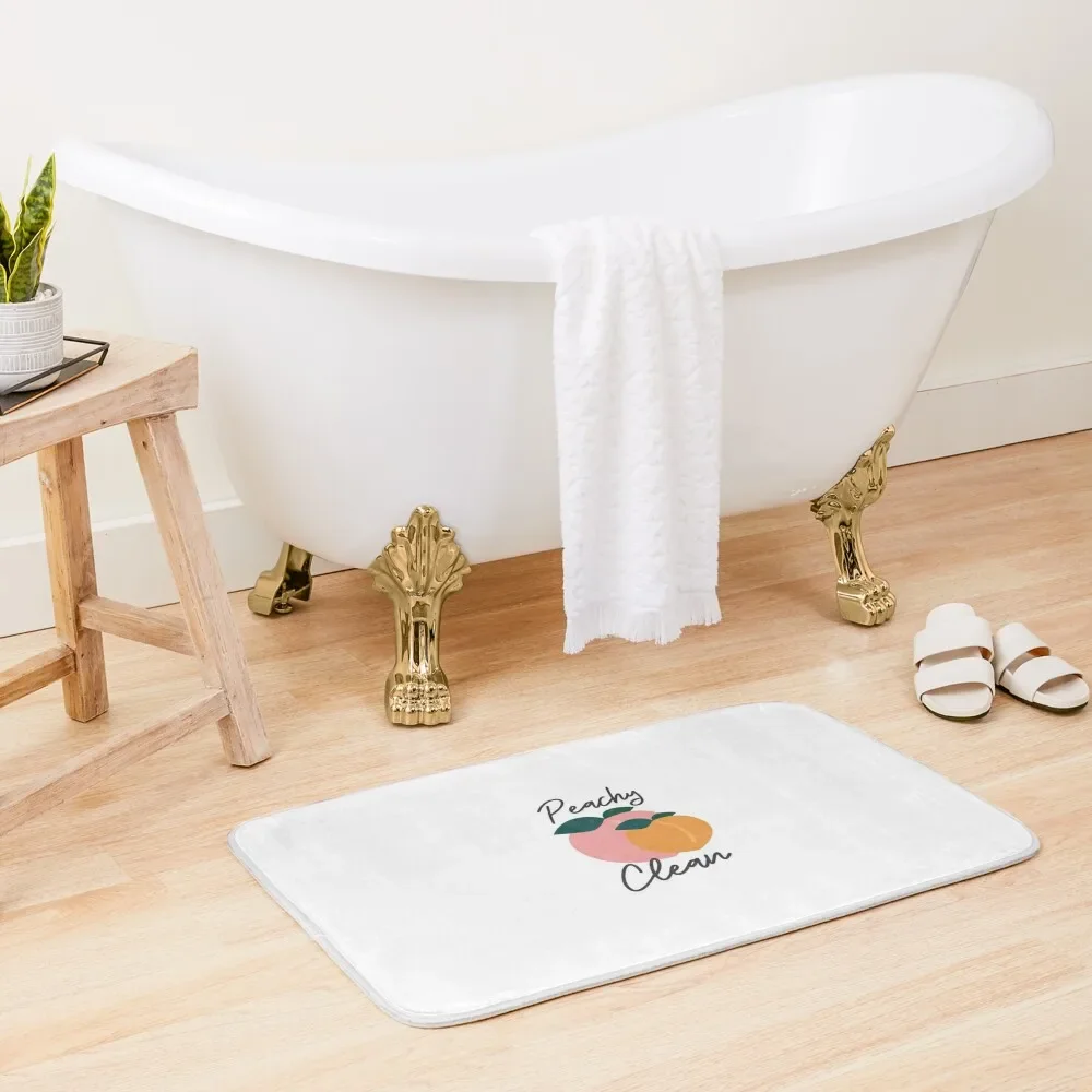 

Peachy Clean Bathroom Printable Bath Mat Kitchen Carpet Bathroom Kitchens Mat