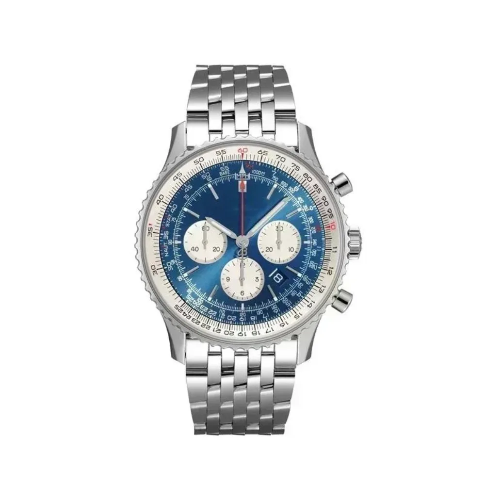 Picture 5: 2025vipCustomized Quartz Watch Stainless Steel Silver Rose Gold Black Brown Leather Sapphire for Men Chronograph Watches