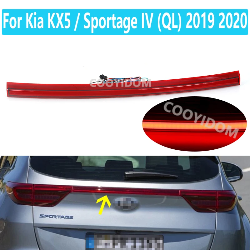 

1Pcs LED Reflector Brake For Kia KX5 / Sportage IV (QL) 2019-20 Rear Bumper Tail Light Lamp Warning turn Signal Driving Fog Lamp