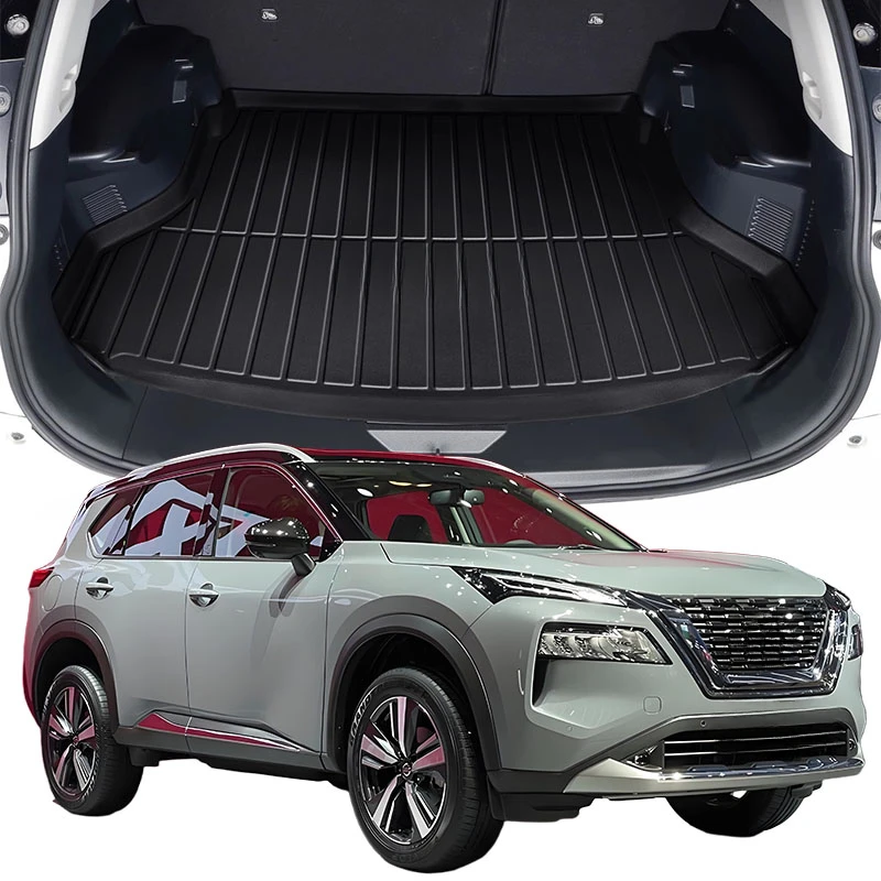 

Upgrade TPE Car Rear Trunk Mats Storage Pads Cargo Tray Dustproof Waterproof Protecion Cushion For Nissan Rogue 2007-2024