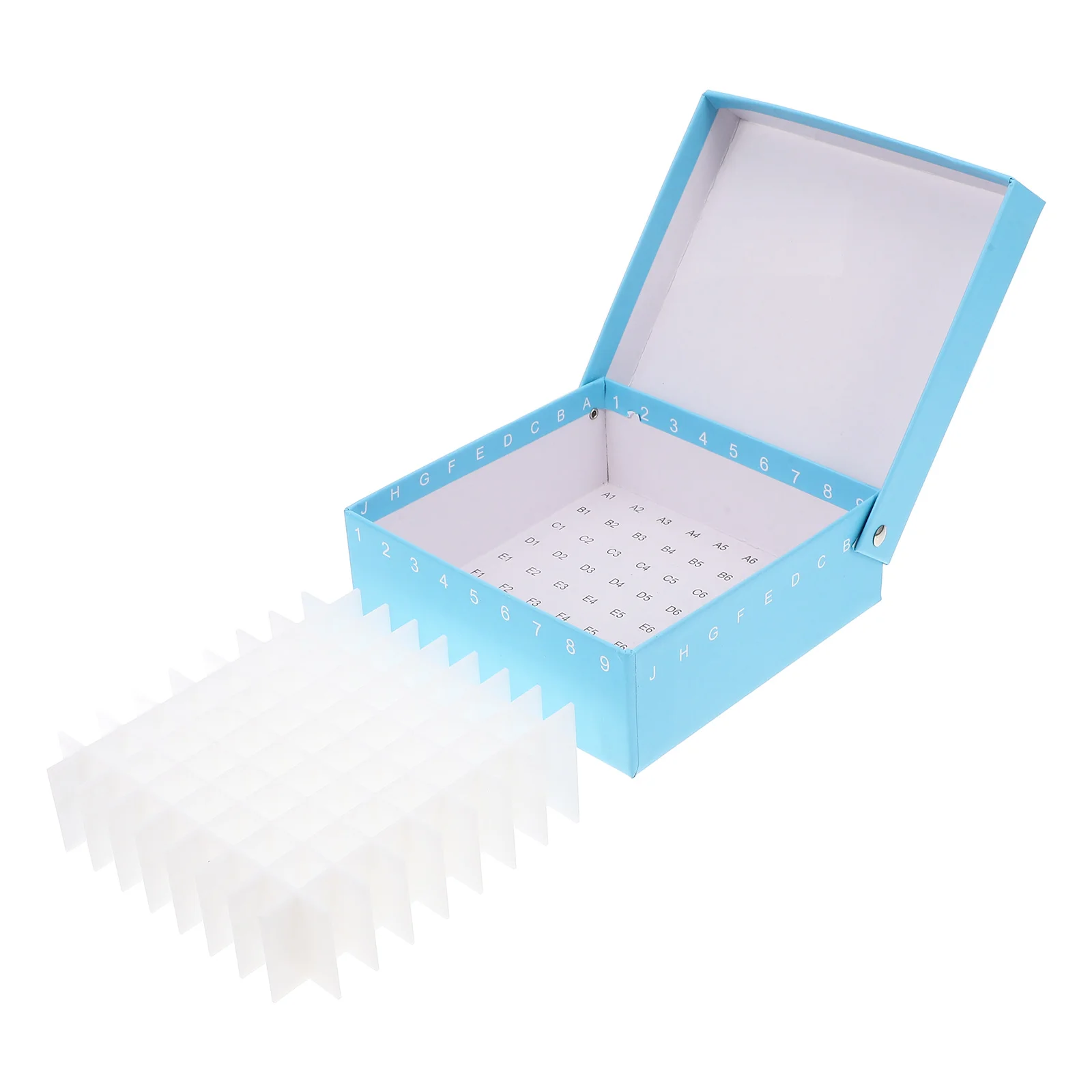 Tube Box Container Cryobox Paper Microcentrifuge Holder Test Tubes Storage
