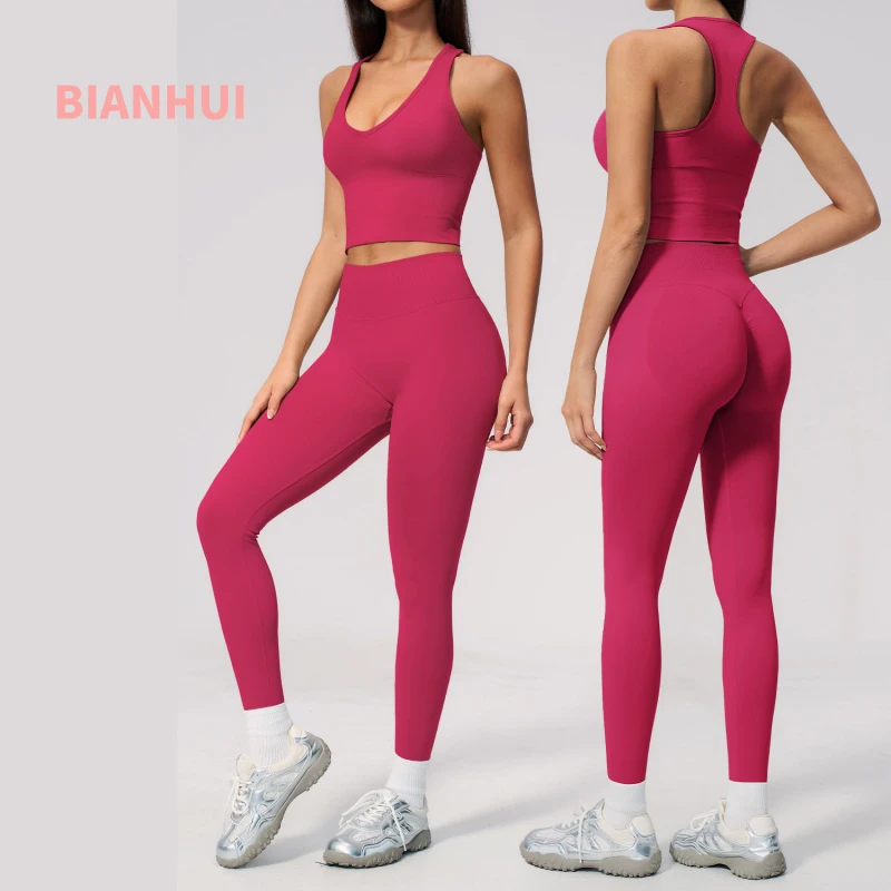 Women's Gym Sportswear Sale Sets Women's Tracksuit Quick Dry Sports Suit Tummy Training Set Women's Two-piece Yoga Outfit