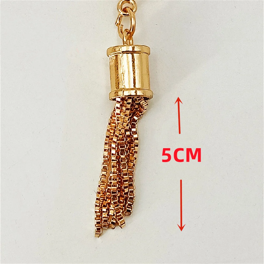 Accesorios Del Paquete De Rejilla Messenger Bag Metal Pendant Fawn Head Tassel Style DIY Braided Decoration Hardware Accessories