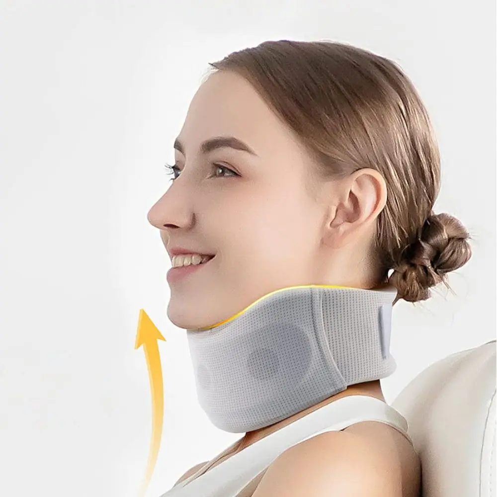 Office Foam Neck Support Sponge Relief Neck Pain Neck Brace Soft Solid Color Cervical Collar Women