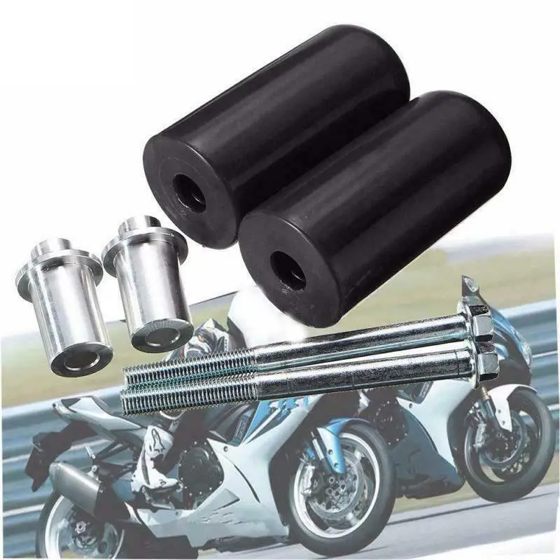 2Pcs Frame Sliders Left & Right For Motorcycle Smooth Plastic & Aluminum Saver Protection Falling Motorcycle Accessories