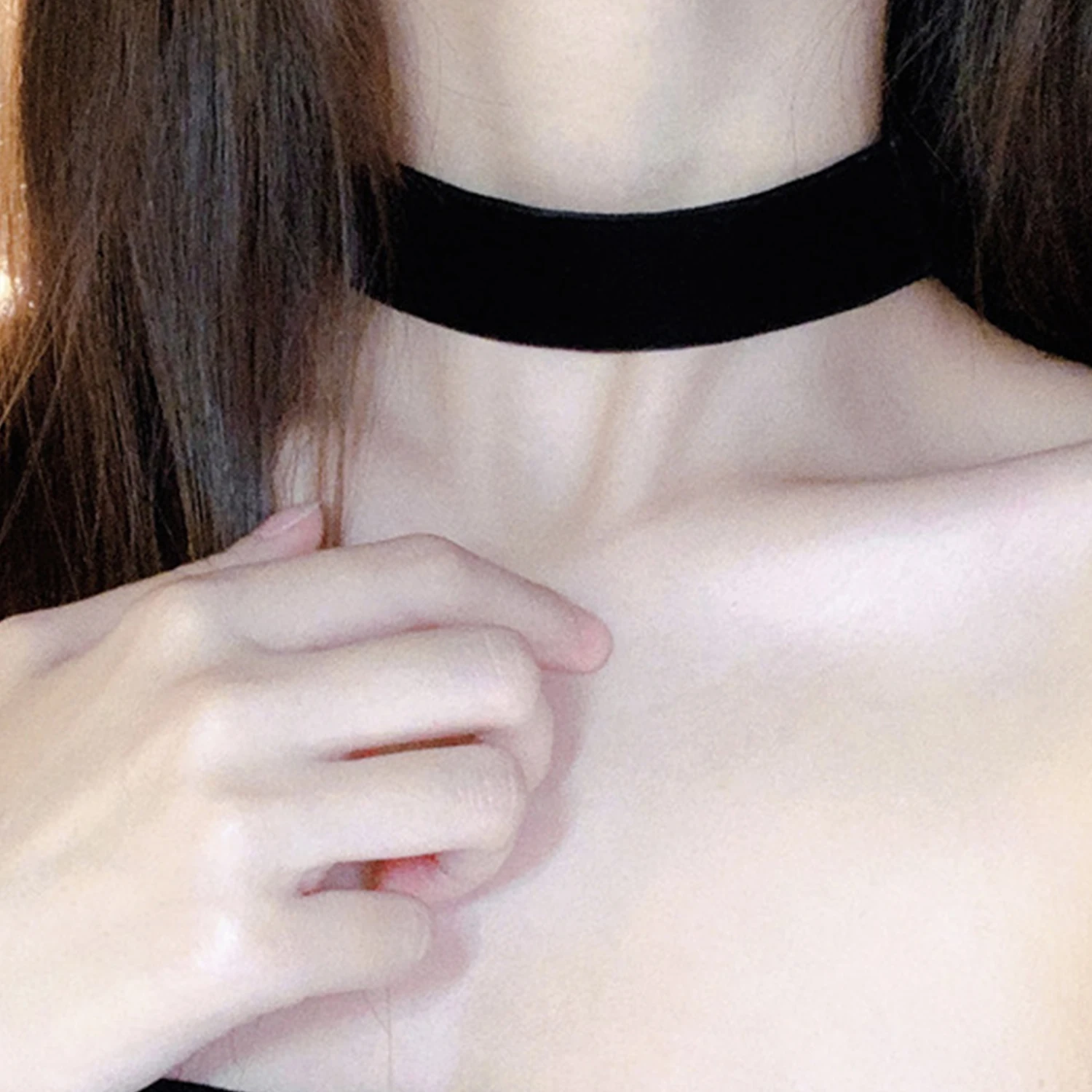 Gothic Style Black Velvet Choker Necklaces Rope Women Tattoo Necklace Neck Decoration Short Chocker Jewelry On The Neck Collar image 3